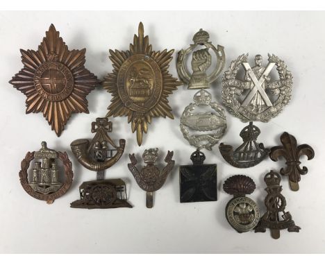 A small quantity of British Army cap and other badges including a pre-1952 Royal Army Chaplains' Department badge