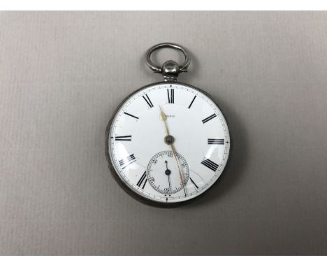 A Victorian silver-cased open-faced pocket watch by Blaylock & Dudson of Carlisle, the case London, 1865