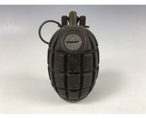 An inert post-War No 36 (Mills) grenade