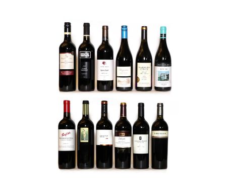 A collection of Anitpodean red winescomprising Warburn Estate, Shiraz, 2003 (1); Circular Quay, Bin 30, Shiraz, 2006 (1); Pro