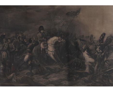 Jean Pierre Marie Jazet (1788-1871) after Charles Auguste Guillaume Steuben (1799-1856) - Bataille de Waterloo 18 Juin 1815, 