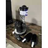 NOBLE LAST CALL ELECTRIC HEAVY DUTY GLASS WASHER, 5-HEADS, POWERS ON