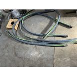 LOT OF: VARIOUS LENGTH 1.5", 2" HOSE AND MISC. PLASTIC HOSING PICTURED