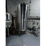 PREMIER STAINLESS SYSTEMS 20 BBL HOT LIQUOR TANK, DUAL STEAM JACKETS, VFD CONTROLLER FOR HLT PUMP, T