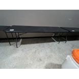 FOLDING TABLE, 96" LONG X 30 WIDE
