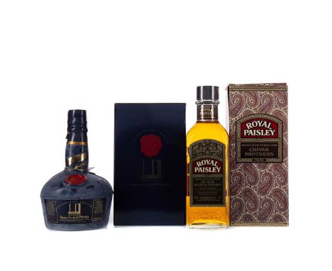 ROYAL PAISLEYBlended whisky.43% ABV / 75clDUNHILL OLD MASTER CELEBRATION EDITIONBlended whisky.43% ABV / 75cl