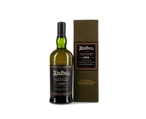 ARDBEG 1977 VINTAGE LIMITED EDITIONSingle malt.46% ABV / 70clCondition report: Minor wear to carton.Please see additional ima