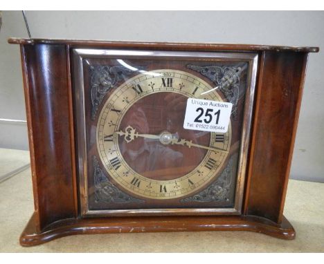 A vintage mantel clock,