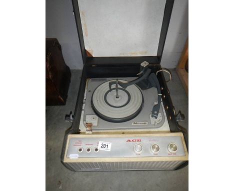 A vintage ACE Monarch audition record player. COLLECT ONLY.