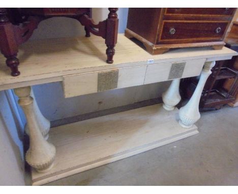 A shabby chic console table, COLLECT ONLY.