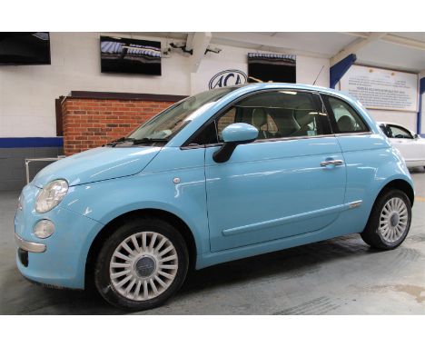 Make &amp; Model: Fiat 500 LoungeDate of Reg: YP12 GHYColour: Bluecc: 1242MoT: 19-07-2022Fuel Type: PETROLMileage: 89kTransmi