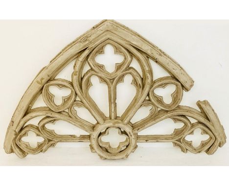 ARCHITECTURAL WALL PLAQUE, gothic style arch design, 130cm x 82cm x 6cm. 