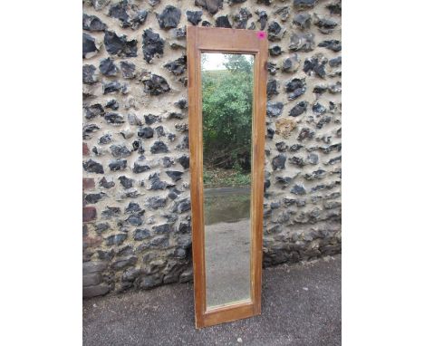 An elm wall mirror 
