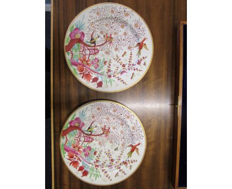 Two Barr Flight and Bar Worcester plates 