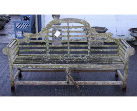 A Lutyens garden bench. H103cm x W196cm x D55cm