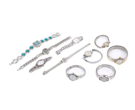 Ten ladies wristwatches. Including examples by Timex, Seiko and more