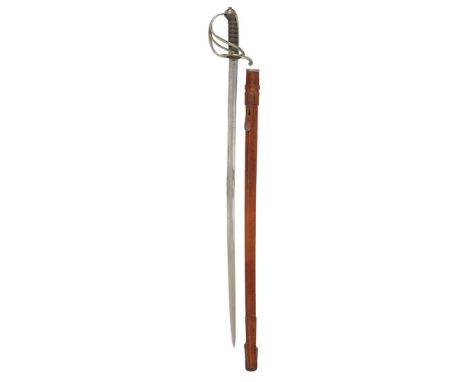 Victorian 1st Surrey Artillery Volunteers Officers Sword  A good example the slightly curved single edged blade with etched d