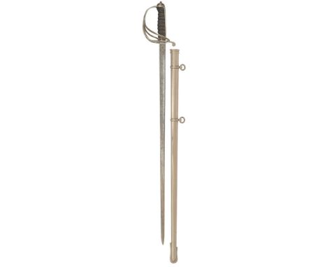 Attributed Royal Artillery Pattern Sword.  A very good example of the pattern carried by Artillery Officers. The 31 inch blad