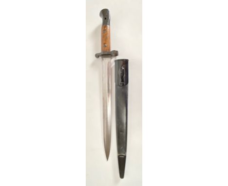 3rd Bn Notts &amp; Derby Regiment 1903 Pattern Bayonet.  This example with stamps to the forte of the blade 1903 Wilkinson. T