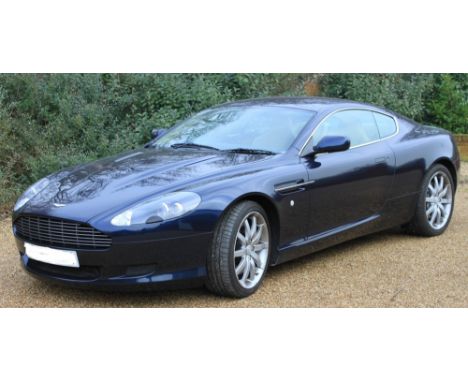 2005 Aston Martin DB9 Coupé - Registration No HX55 AXK, V12 six litre engine - 450 bhp, touchtronic transmission (automatic w