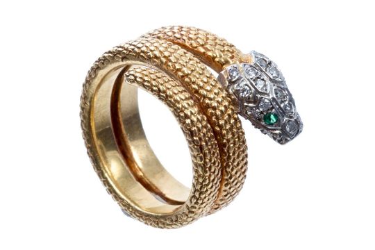 cartier snake ring