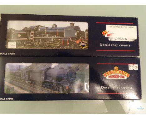 OO GAUGE - PAIR OF BACHMANN STEAM LOCOS to include a SOUTHERN N CLASS and a LNER J39 - VG in G/VG boxes (2)