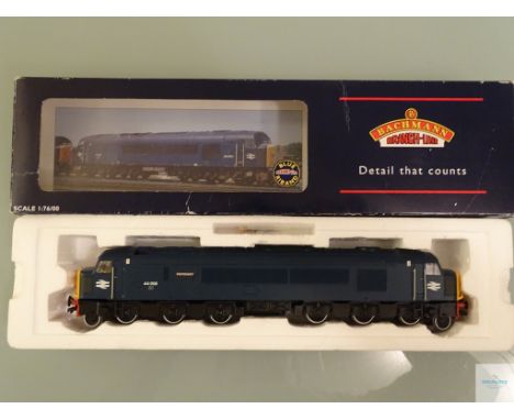 OO GAUGE - A BACHMANN 32-651 CLASS 44 DIESEL IN BR BLUE 'PENYGHENT' - VG in G/VG box