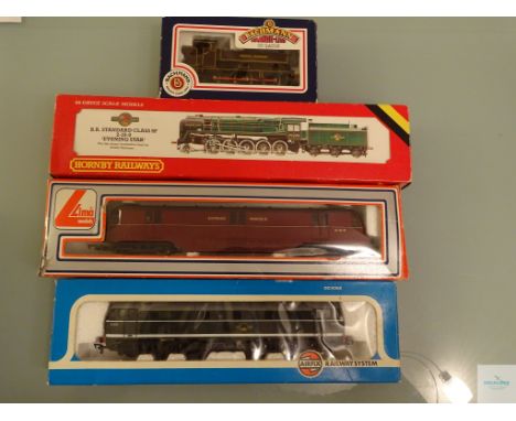 OO GAUGE - GROUP OF LOCOS by HORNBY, LIMA, AIRFIX and BACHMANN - G/VG in G boxes (4)