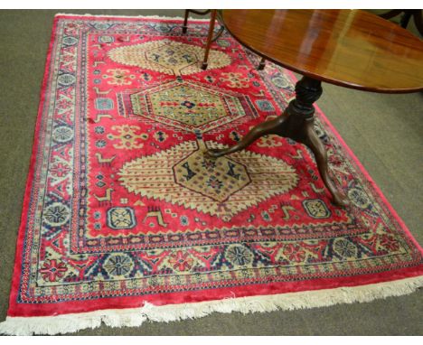 Machine made carpet of Eastern design, 272cm by 181cm 