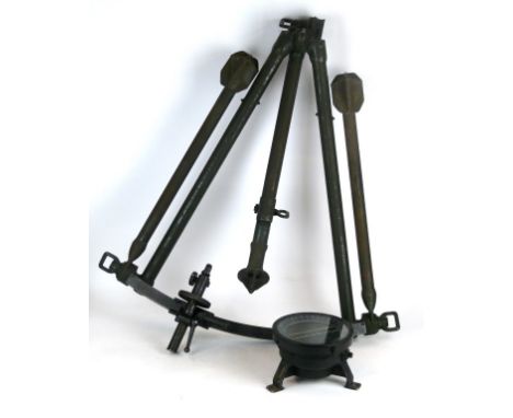 A World War II period brengun stand
A United States of American army type D-12 compass. (2)