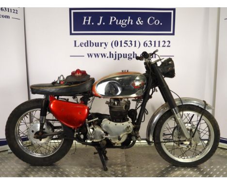 Matchless G15 motorcycle project. 1967. Frame No. 119975 Engine No. 119975 Part of a deceased estate. US import with State of