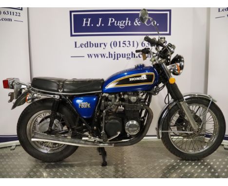 Honda 550 Four motorcycle. 1977, 544cc.Frame No. CB550K-2018711Engine No. CB550E-1146702(Doesn't match V5)Engine turns over w