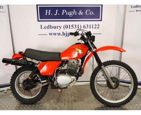 Honda XR500Z motorcycle. 1979. 500ccEngine turns over. Fitted with new speedo, new carburettor and new front tyre.Reg. ATH 68