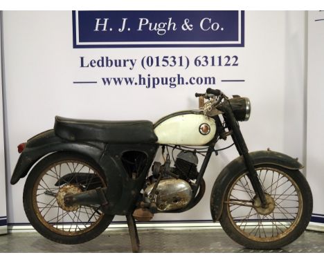 Francis Barnett motorcycle. 1960. 150cc. Frame No. B11735Property of a deceased estate. Engine turns over. Reg. CBF 98. Old V