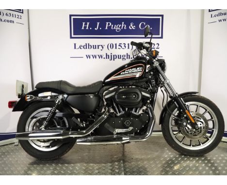 Harley Davidson XL883 R Sportster motorcycle. 2009. 883ccPart of a deceased estate. Runs and rides but has not been ridden si