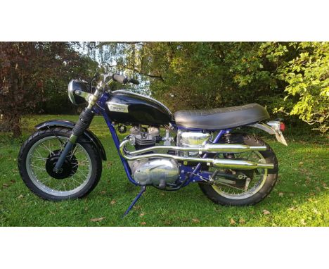 Triumph TR6 Desert Sled. 1964. 650cc Frame No. DU 14753 Engine No. 6T DU39670 Bike fully restored/rebuilt/customised in 2016 