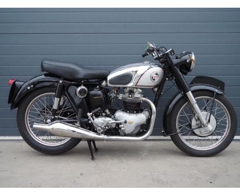 Norton model 7 motorcycle. 1955. 500ccFrame No. K12 61617Engine No. K12 61617Engine turns over with compression.Reg. 272 XVY.