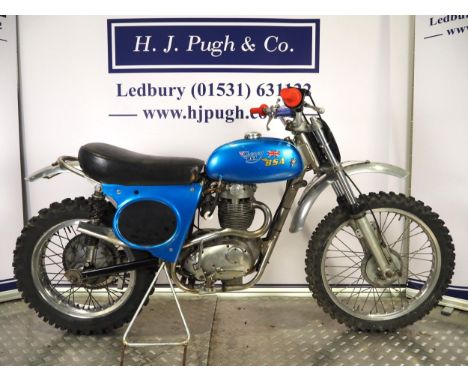 Cheney BSA scrambler. 1970. 500ccFrame No. MK4 501Engine No. B44EA 2921Runs and rides, engine has been rebuilt.No docs. No ke