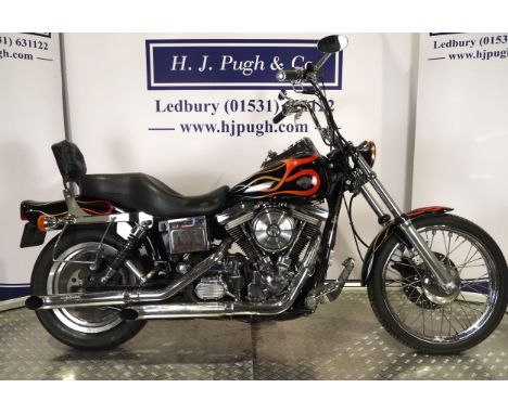 Harley Davidson FX DWG Dyna Wide Glide motorcycle. 1993.1340ccRuns and rides. MOT until 02/07/25. Has had a new battery, fron