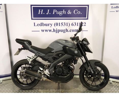 Yamaha MT125 motorcycle. 2017. 124ccRuns and rides nut has not been on the road since 2023. Comes with service history and ow