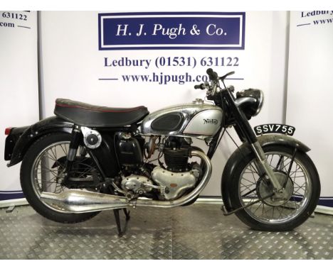 Norton Model 7 Dominator motorcycle. 1952. 500ccFrame No. H12 47816Engine No. H12 47816Part of a deceased estate. Engine turn