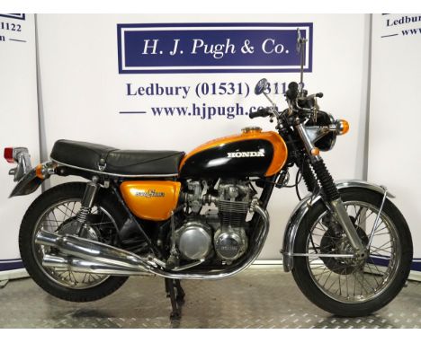 Honda 500Four motorcycle. 1971. 498CC.Frame No. CB5001026197Engine No. CB500E1026254. Last ridden July 2024.Recent carburetto