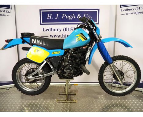 Yamaha IT 250 Motorcycle. 1984. 250cc.Frame no. 5L4/ 021059Engine no. 5L4/021059Engine turns over with compression. Last ridd