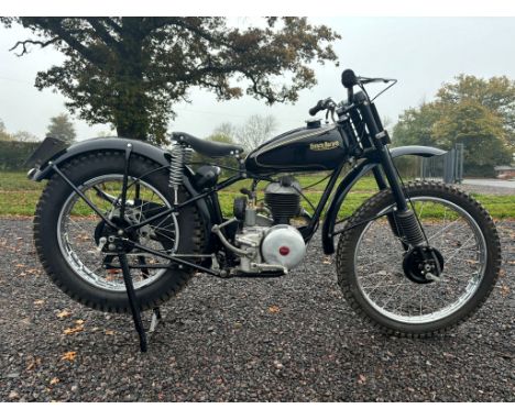Francis Barnett motorcycle. 1952. 197ccFrame no. SMC58019Engine no. 158A 52790DEngine turns over with compression. More detai