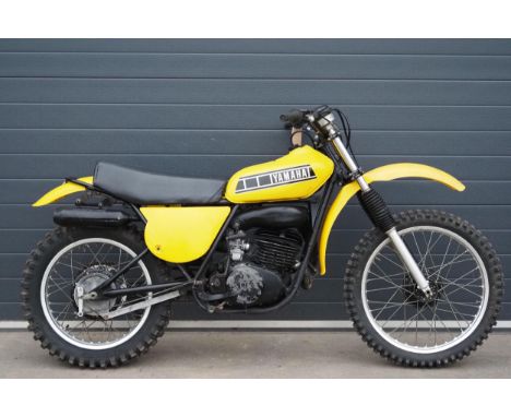 Yamaha YZ250 motocross bike. Frame No. 509-100685Engine No. 509-100685Runs and rides but has been in private collection for s