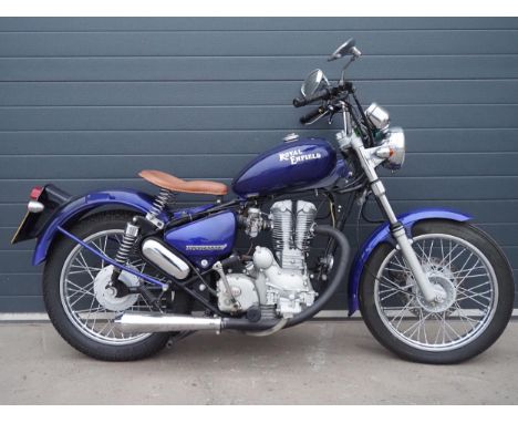 Royal Enfield Thunderbird motorcycle. 2005. 350ccFrame No. 4LJ 09712 CEngine No. 4LJ 09712 CEngine turns over with compressio