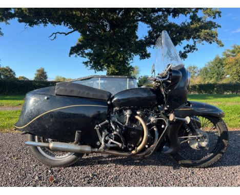 Vincent Series C Black Shadow motorcycle. 1953. 998cc.Frame No. RC11755BRear Frame No. RC11755BEngine No. F10AB/1/147 Engine 