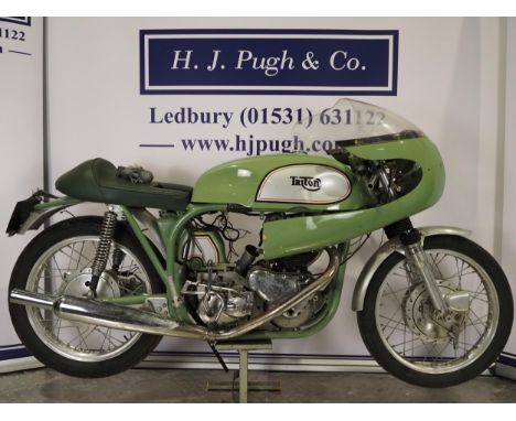 Triton pre unit motorcycle project.Frame No. N14 76192Engine No. T110 D1695Abandoned restoration project based on a Norton wi