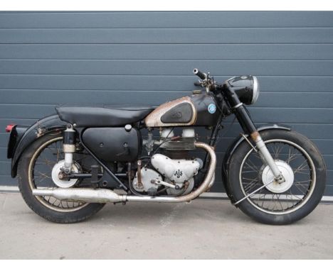 AJS model 20 motorcycle. 1956. 500ccFrame No. A48061Engine No. 56/20/29770Engine turns over with compression.Reg. 119 XWE. V5