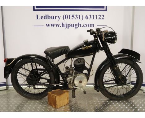 Francis Barnett motorcycle. 1951. 197cc.Engine No. 207A 37332DRuns and rides. Fitted with Villers engine. MOT until 17.7.25.R
